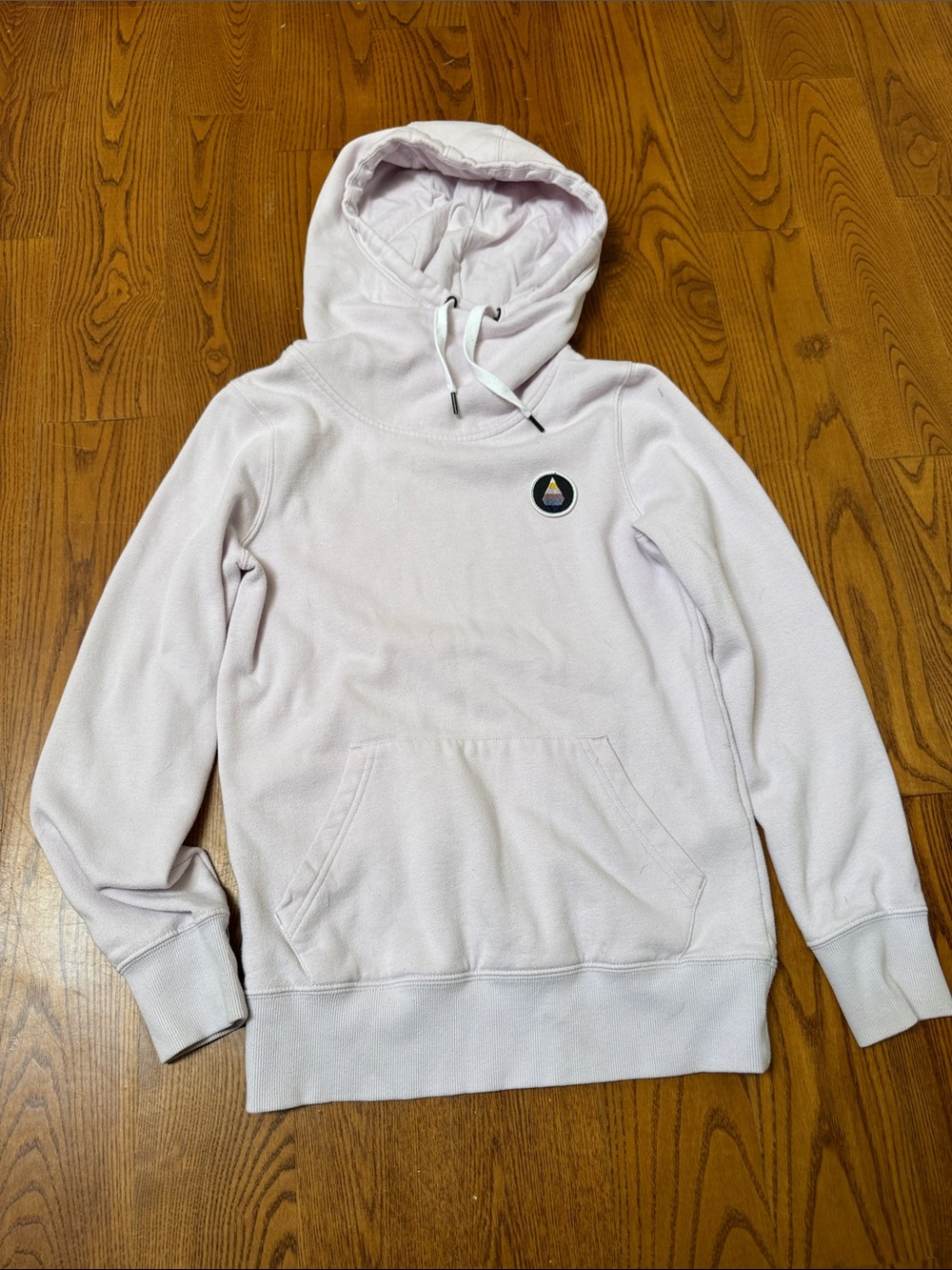 Volcom Women's Pale Pink Pullover Hoodie
